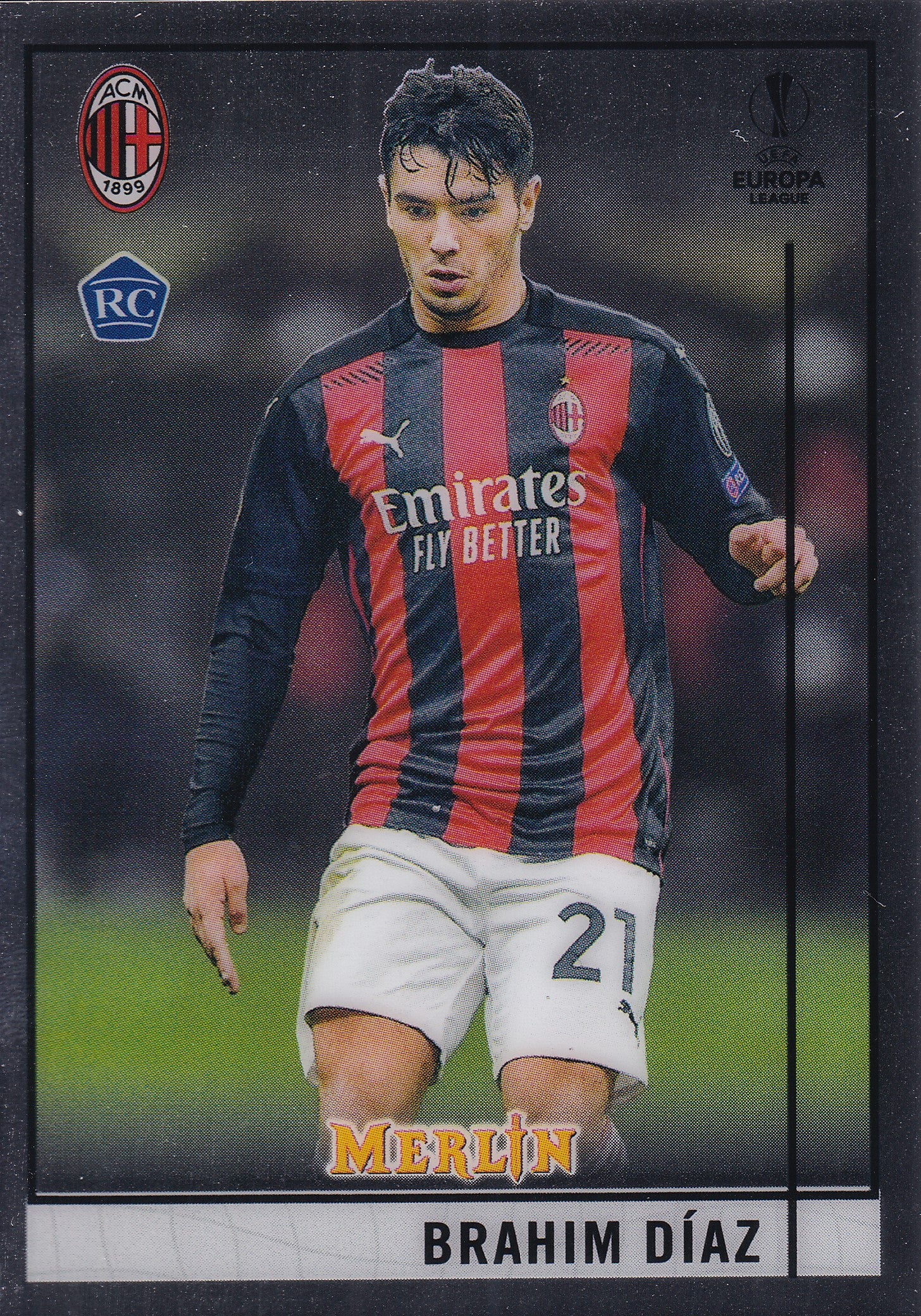 097. BRAHIM DIAZ - AC MILAN - ROOKIE CARD
