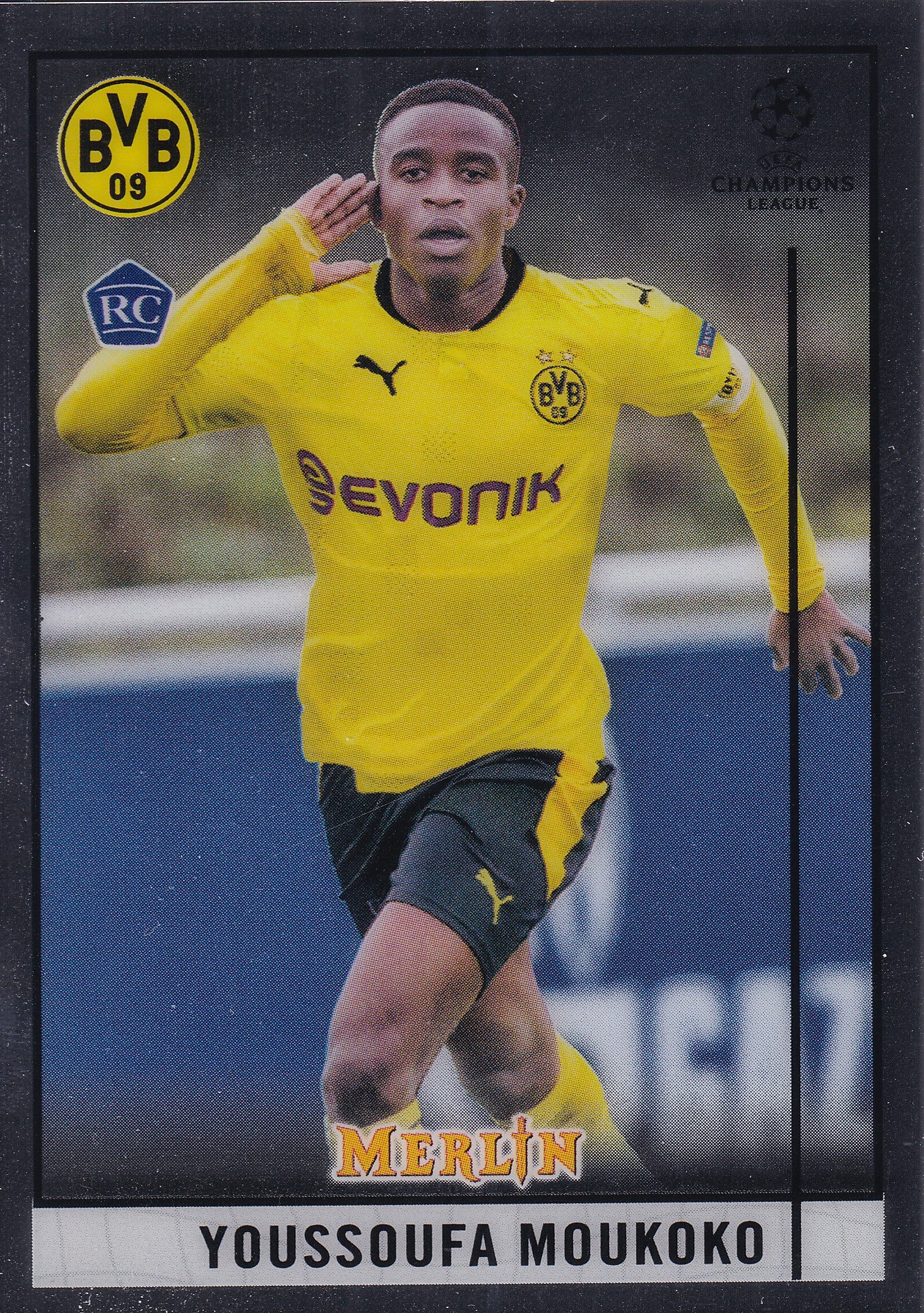 080. YOUSSOUFA MOUKOUKO - BORUSSIA DORTMUND - ROOKIE CARD