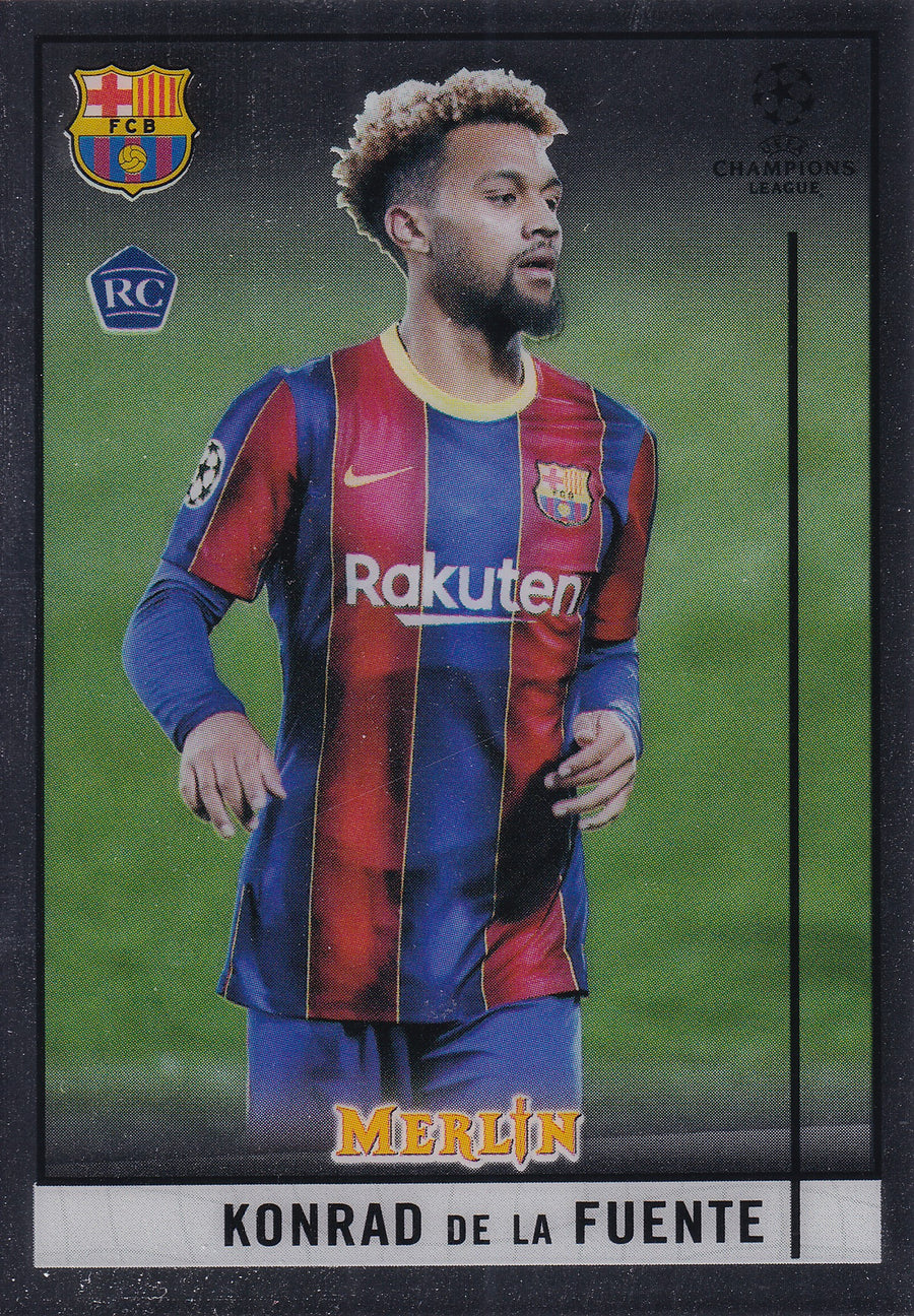 030. KONRAD DE LA FUENTE - FC BARCELONA - ROOKIE CARD