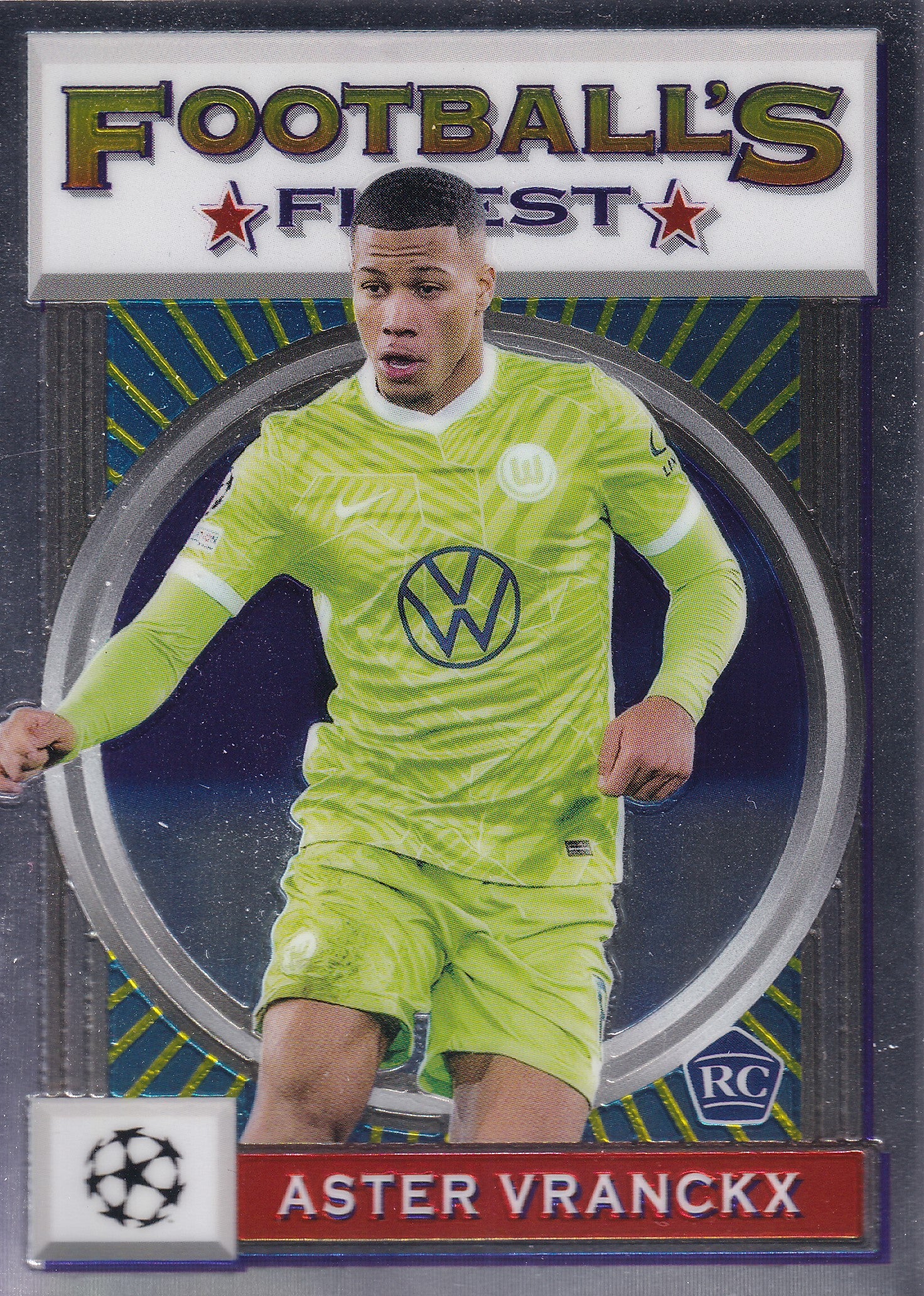 101. ASTER VRANCKX - VFL WOLFSBURG - ROOKIE CARD