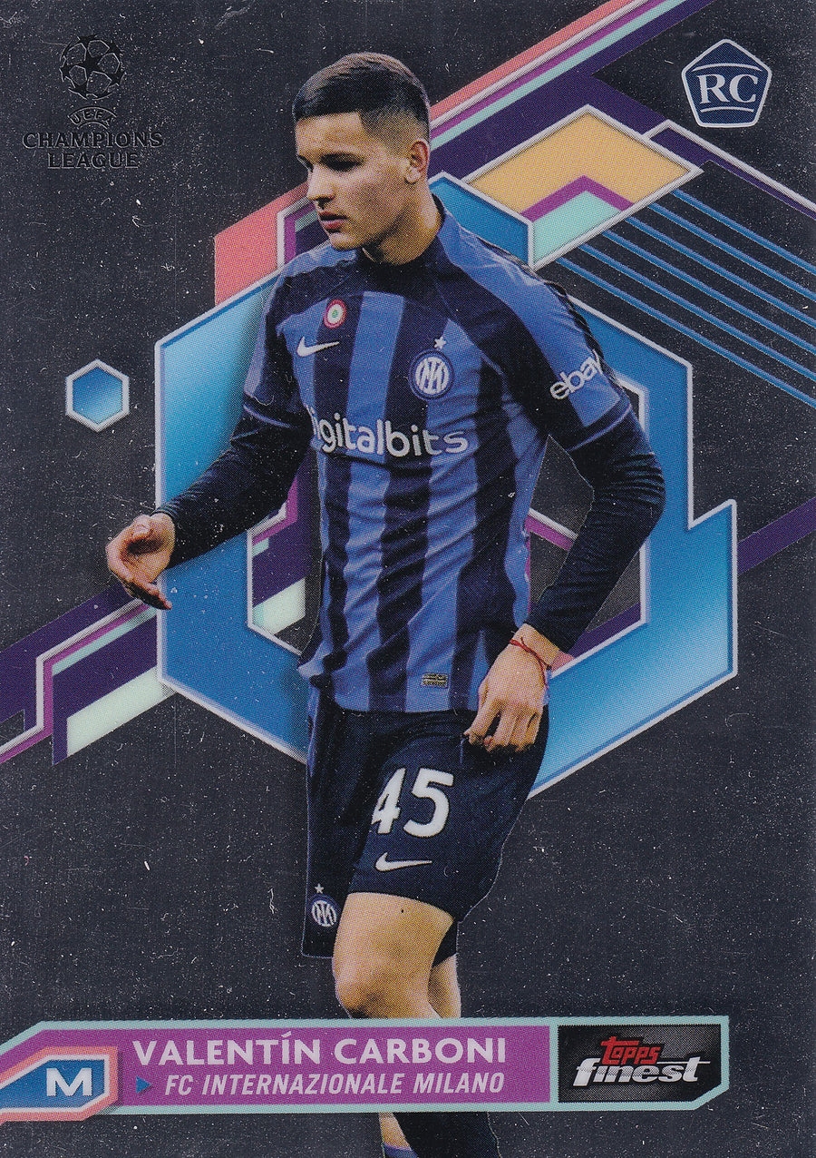 139. VALENTIN CARBONI - FC INTERNAZIONALE MILANO - ROOKIE CARD