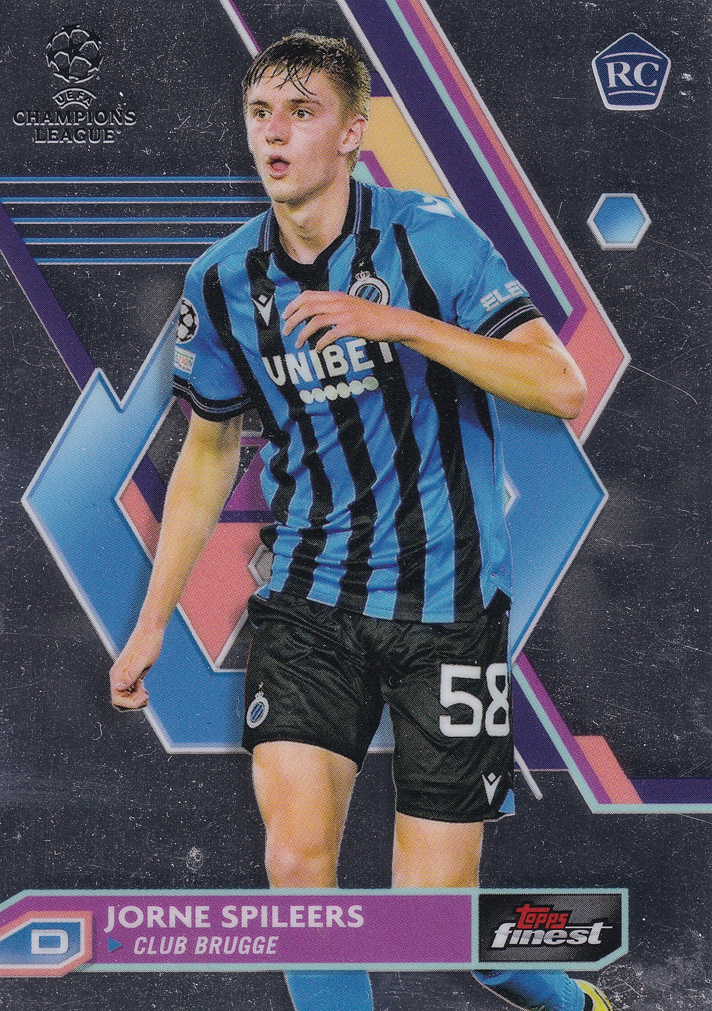 135. JORNE SPILEERS - CLUB BRUGGE - ROOKIE CARD