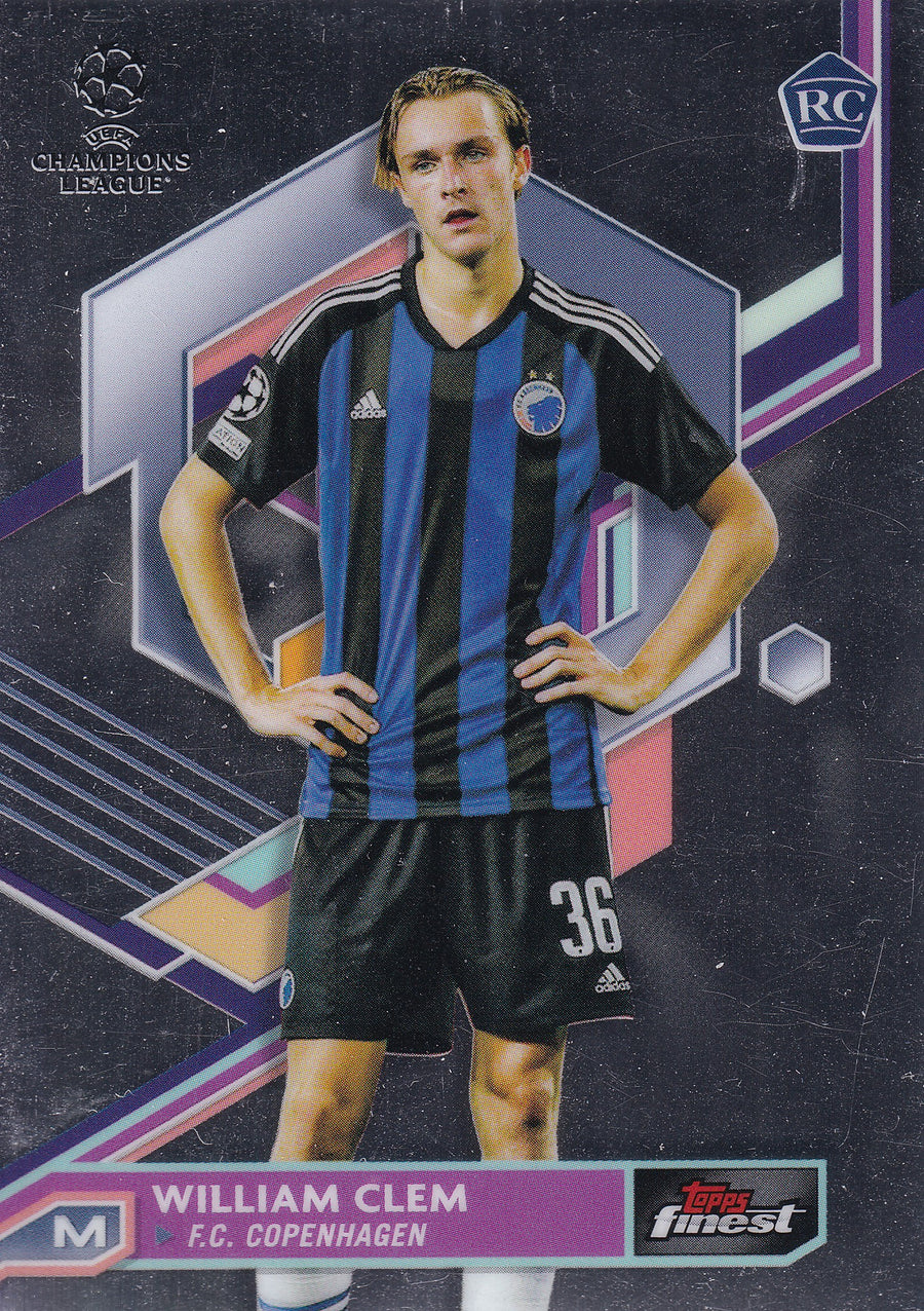 111. WILLIAM CLEM - F.C. COPENHAGEN - ROOKIE CARD