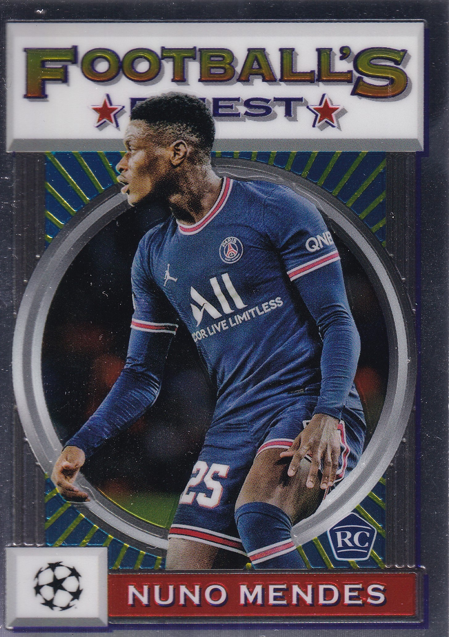 014. NUNO MENDES - PARIS SAINT-GERMAIN - ROOKIE CARD