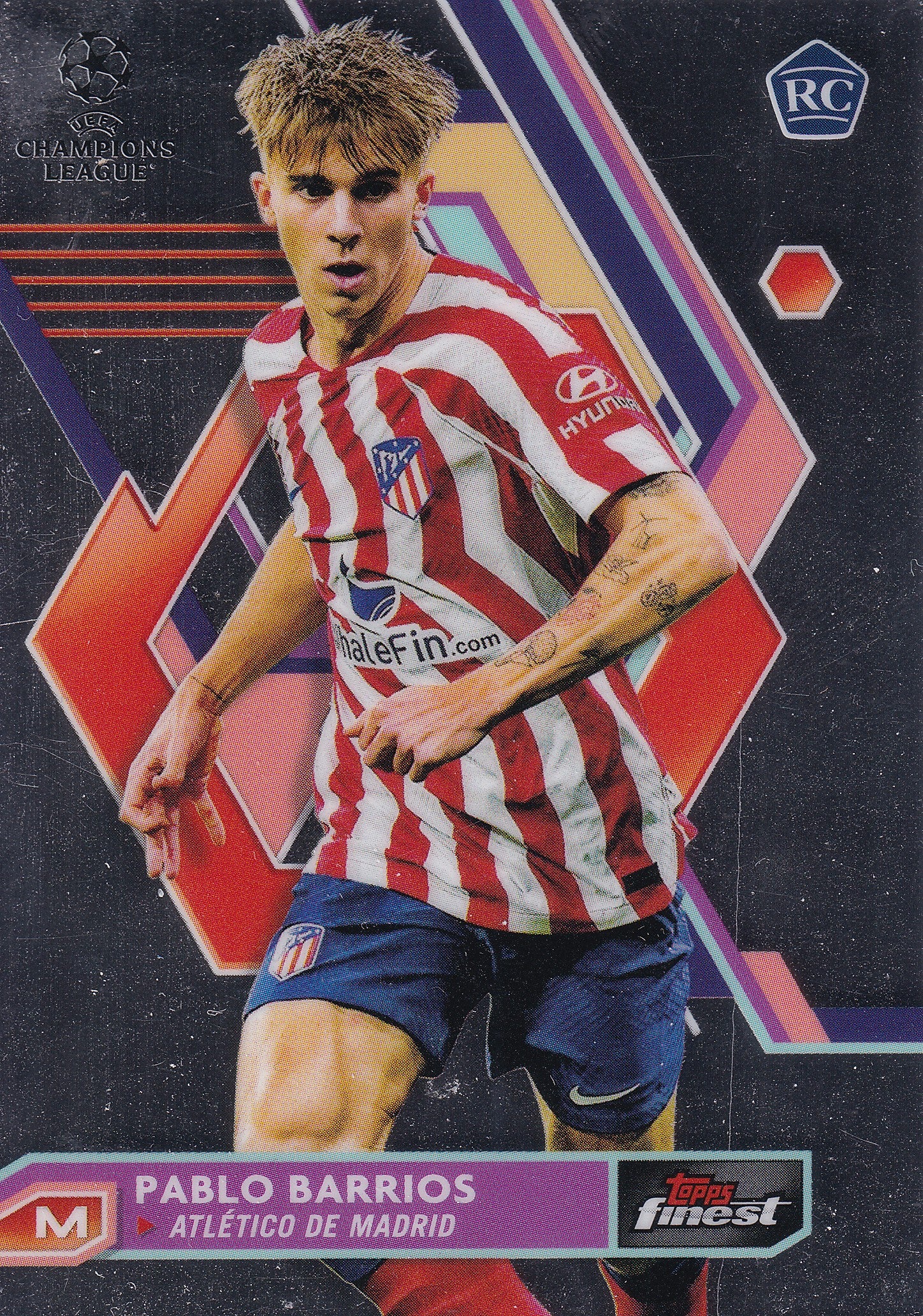 086. PABLO BARRIOS - ATLETICO DE MADRID - ROOKIE CARD