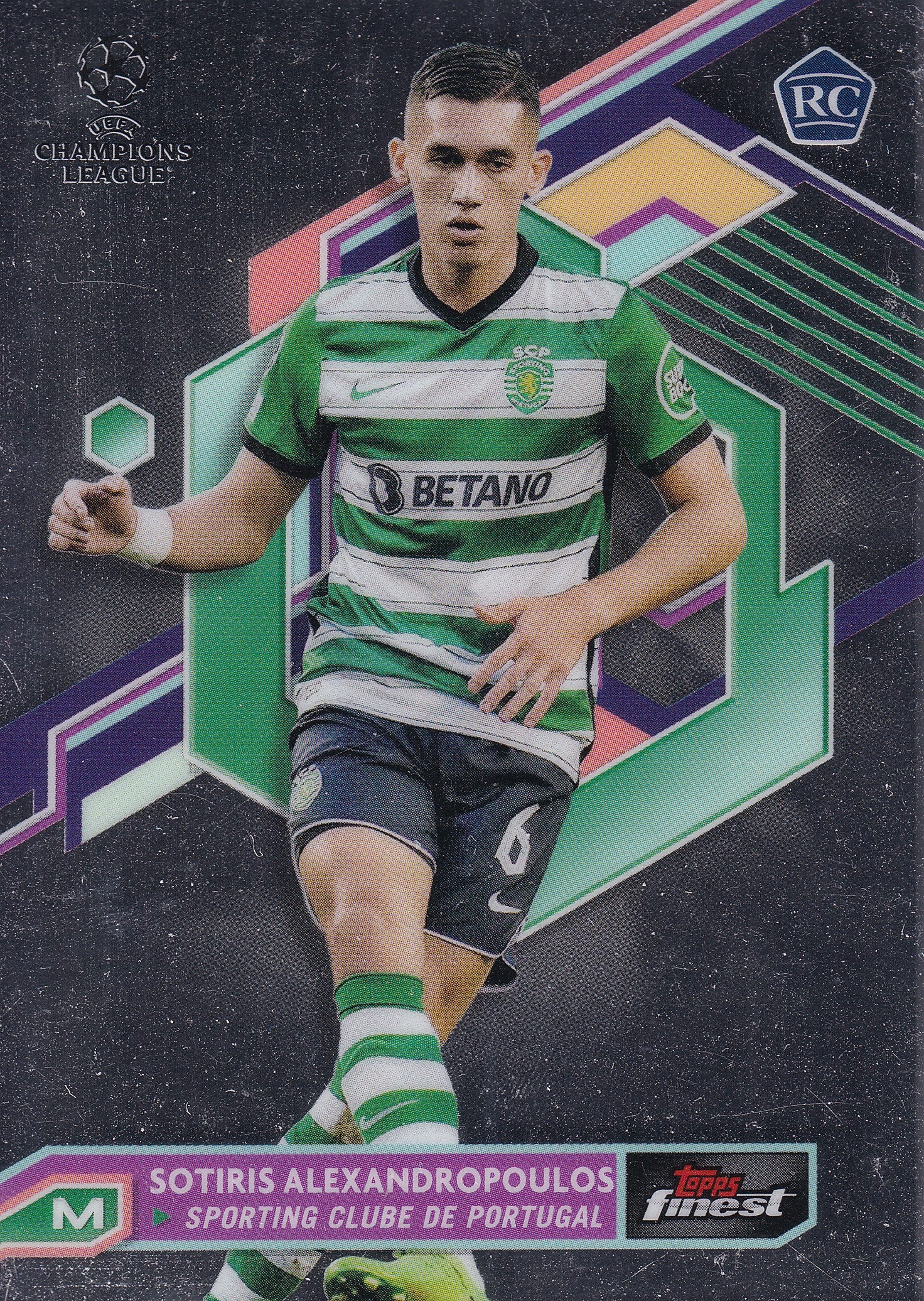 052. SOTIRIS ALEXANDROPOULOS - SPORTING CLUBE DE PORTUGAL - ROOKIE CARD