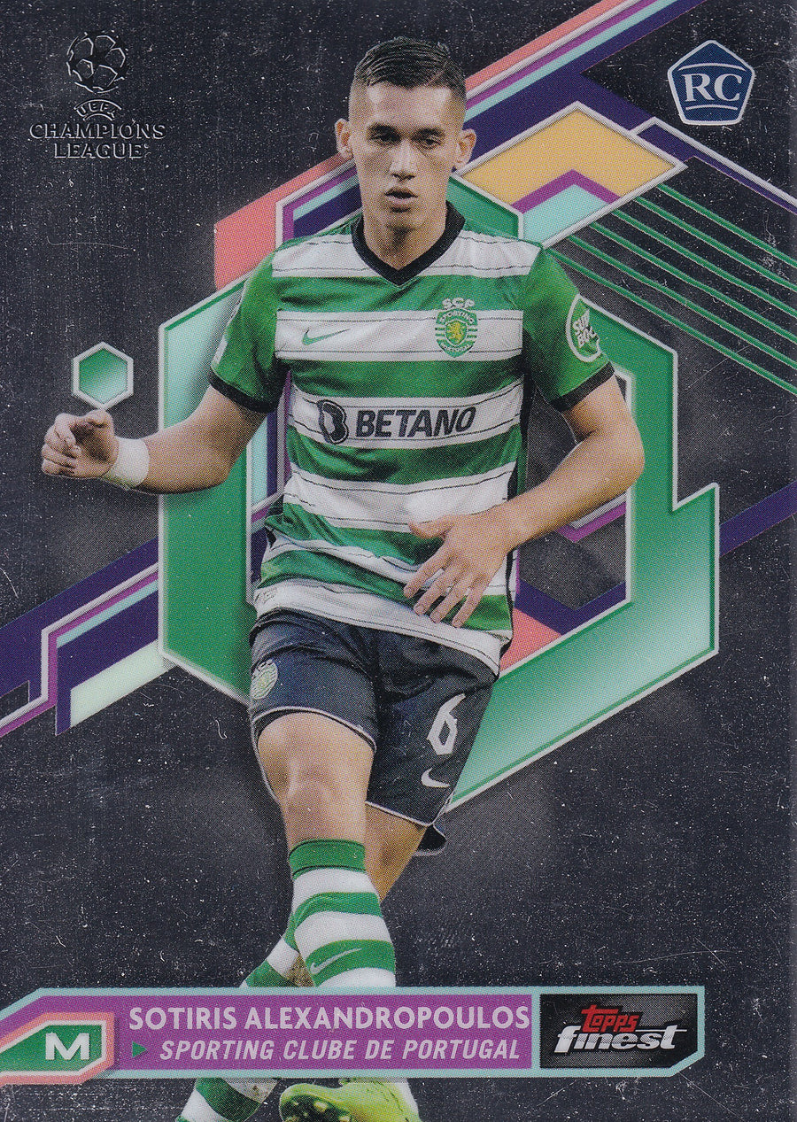 052. SOTIRIS ALEXANDROPOULOS - SPORTING CLUBE DE PORTUGAL - ROOKIE CARD