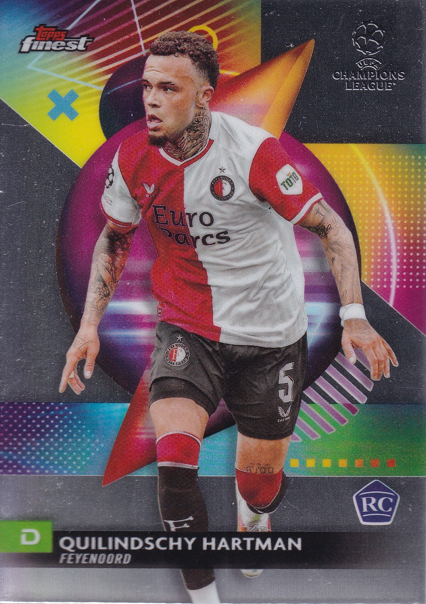 074. QUILINDSCHY HARTMAN - FEYENOORD - ROOKIE CARD