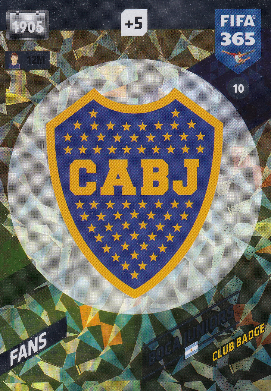 010. BOCA JUNIORS - ARGENTINA - FANS - CLUB BADGE