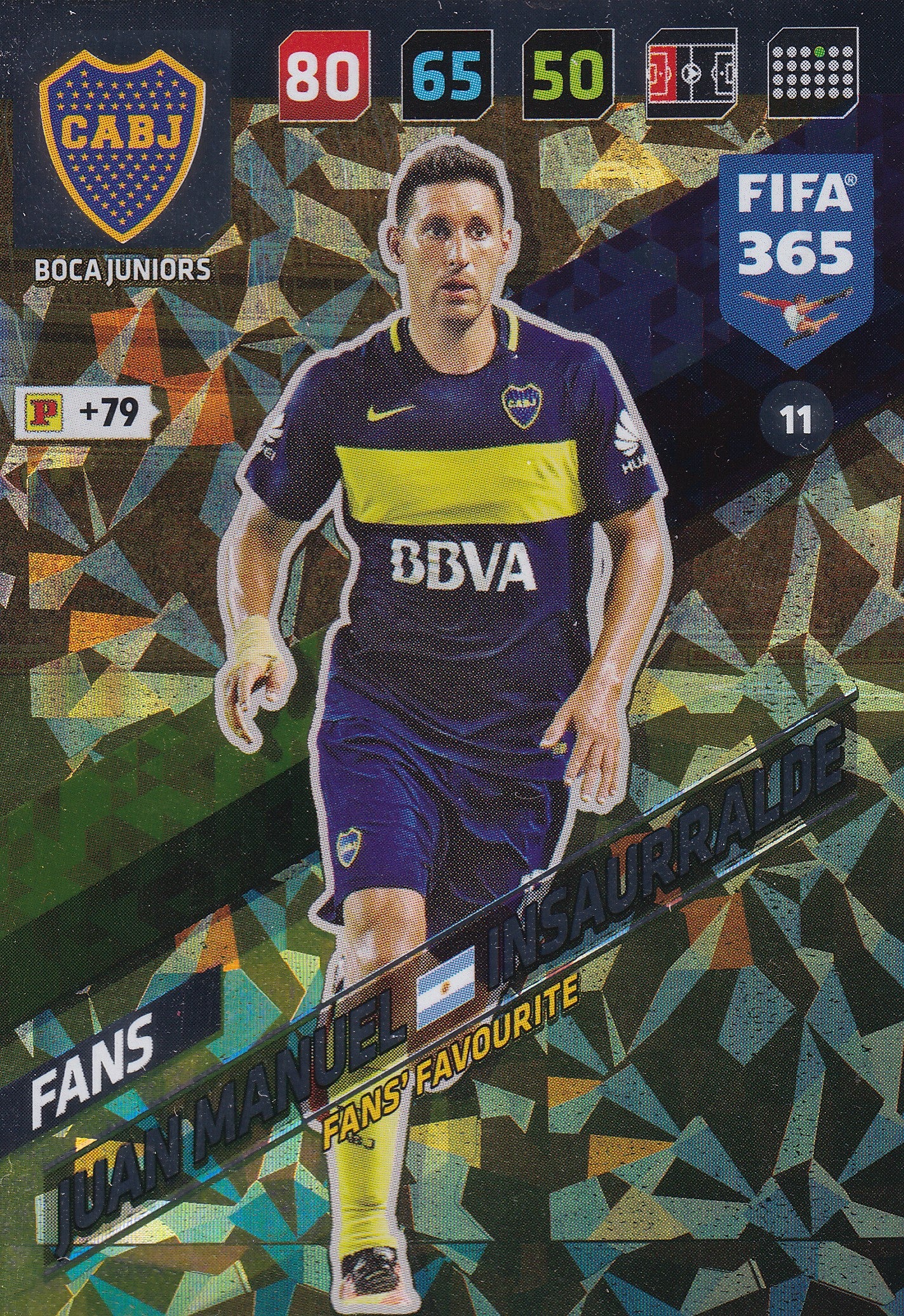 011. JUAN MANUEL INSAURRALDE - BOCA JUNIORS - FANS - FANS’ FAVOURITE