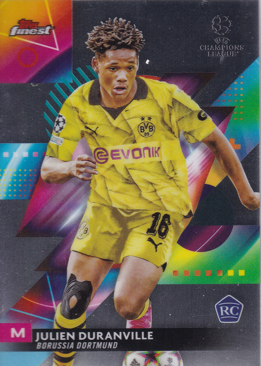 114. JULIEN DURANVILLE - BORUSSIA DORTMUND - ROOKIE CARD