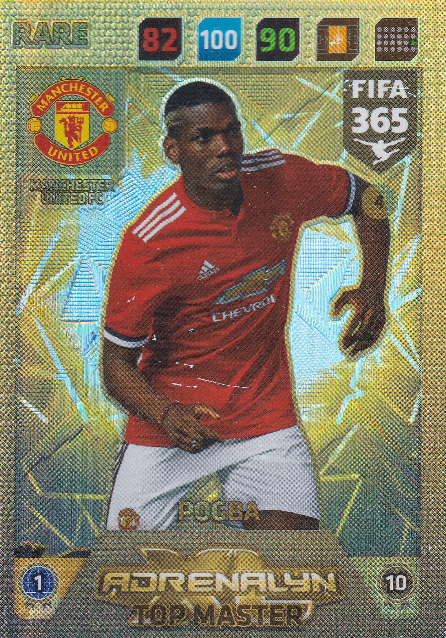 004. PAUL POGBA - MANCHESTER UNITED - RARE -  TOPMASTER