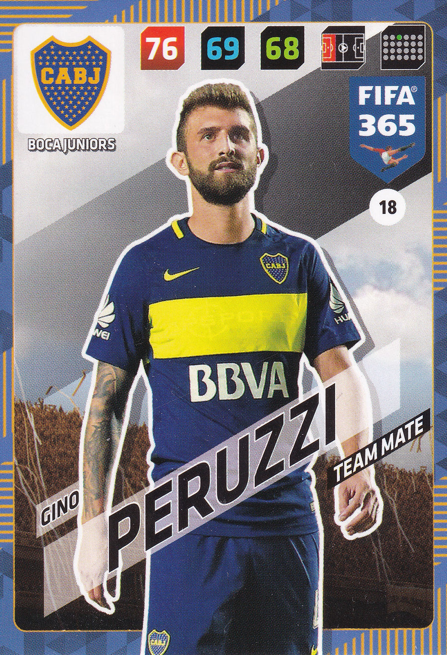 018. GINO PERUZZI - BOCA JUNIORS - TEAM MATE