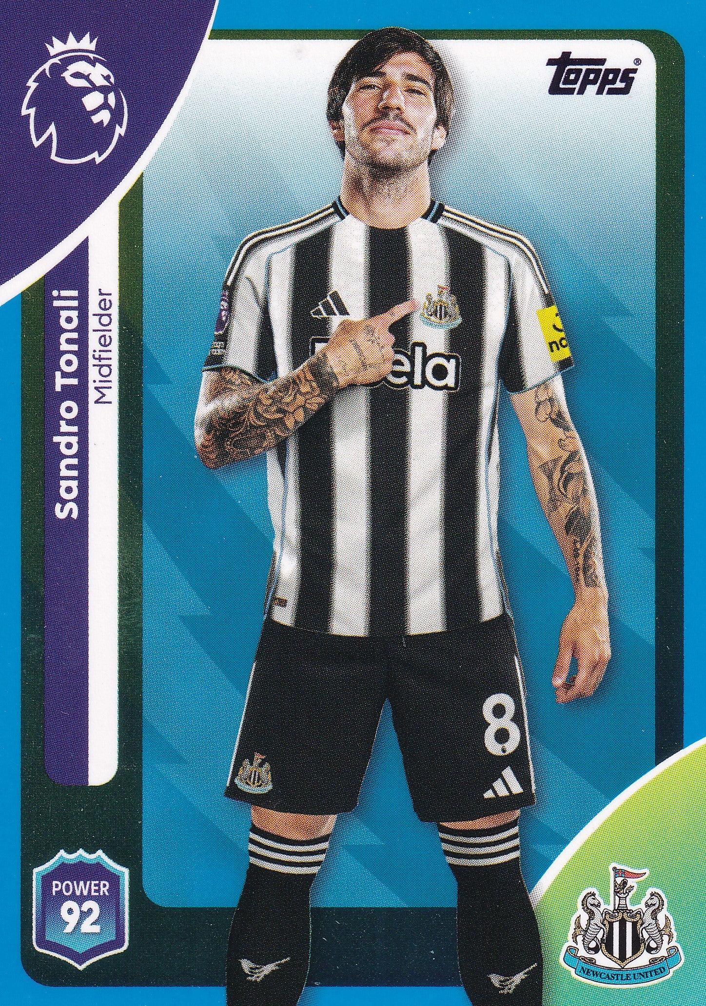 225. SANDRO TONALI - NEWCASTLE UNITED - BLUE PARALLELL