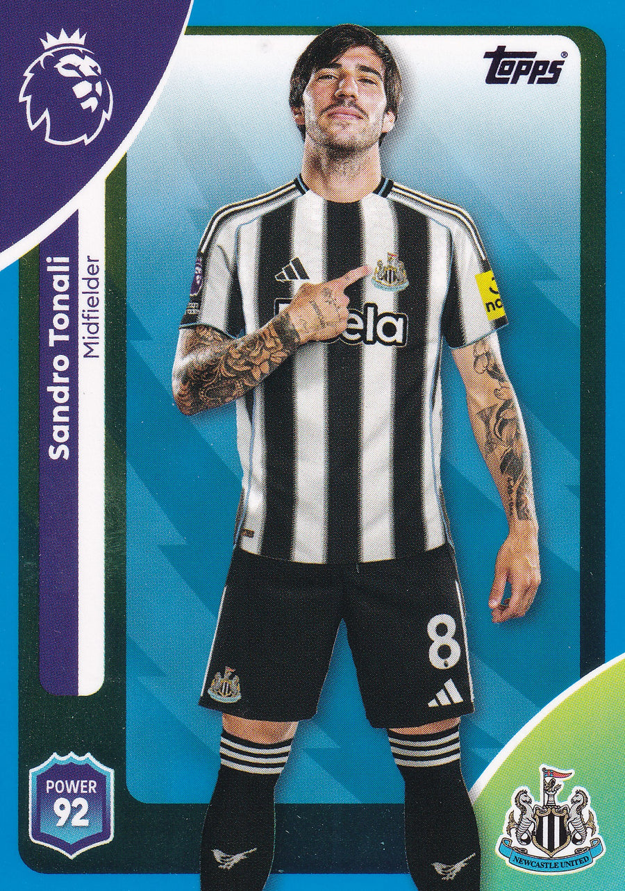 225. SANDRO TONALI - NEWCASTLE UNITED - BLUE PARALLELL