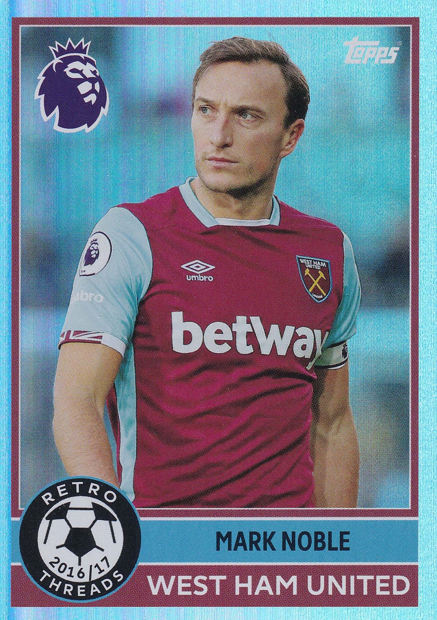 397. MARK NOBLE - WEST HAM UNITED - RETRO THREADS 2016/17