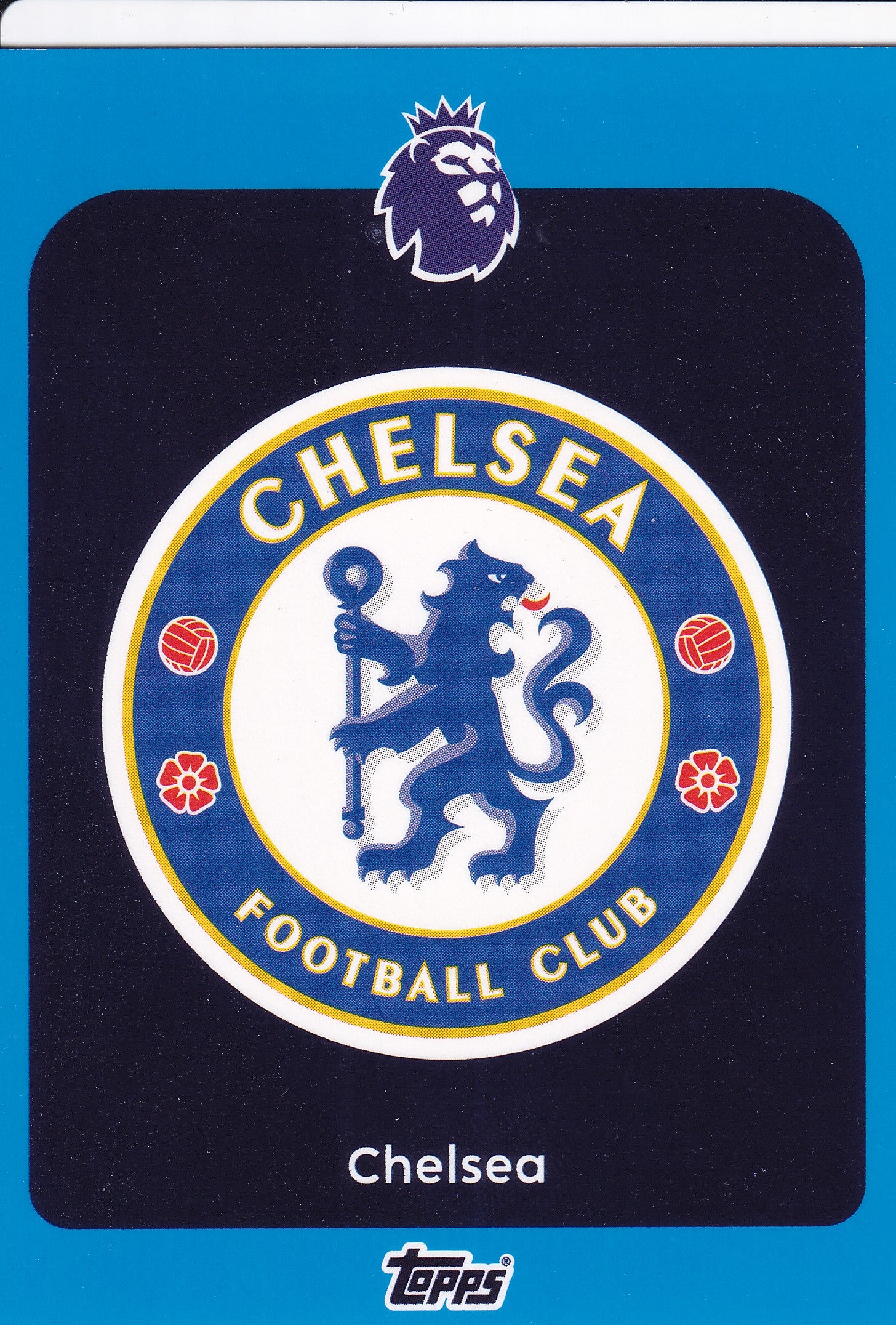 091. CHELSEA FC - BADGE - BLUE PARALLELL
