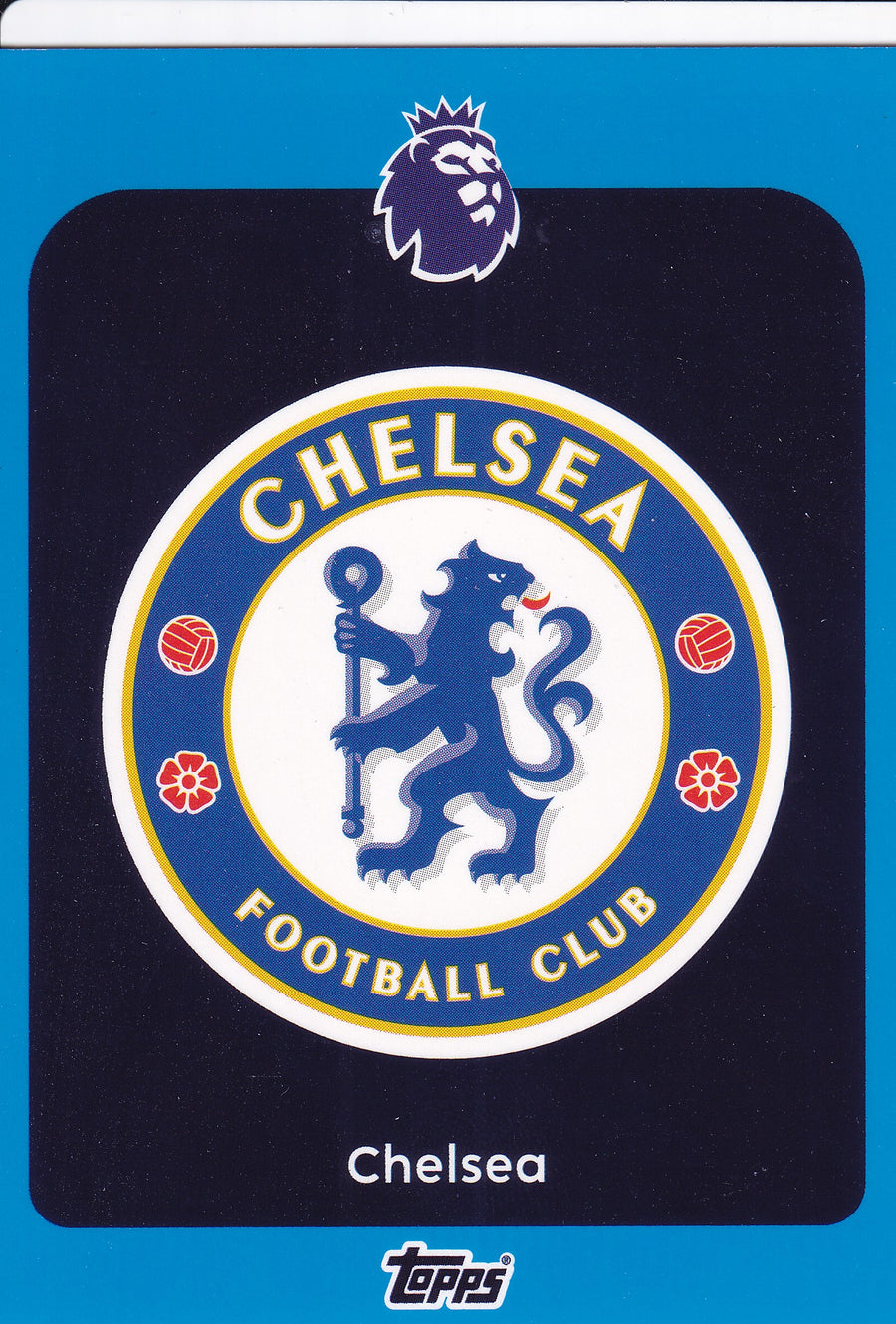 091. CHELSEA FC - BADGE - BLUE PARALLELL