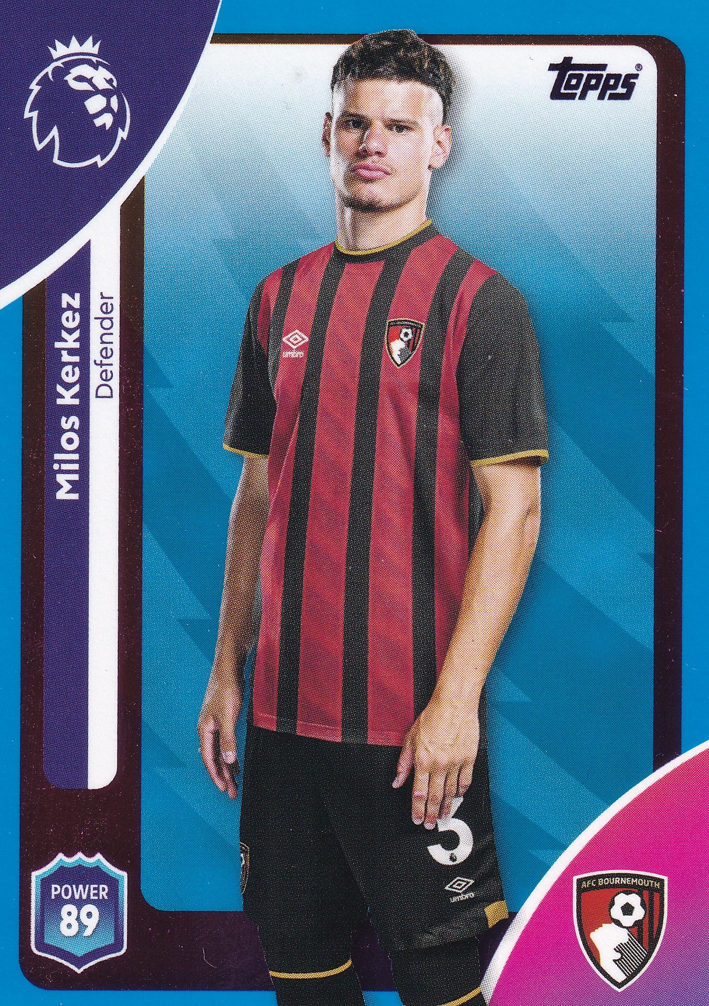 042. MILOS KERKEZ - AFC BOURNEMOUTH - BLUE PARALLELL