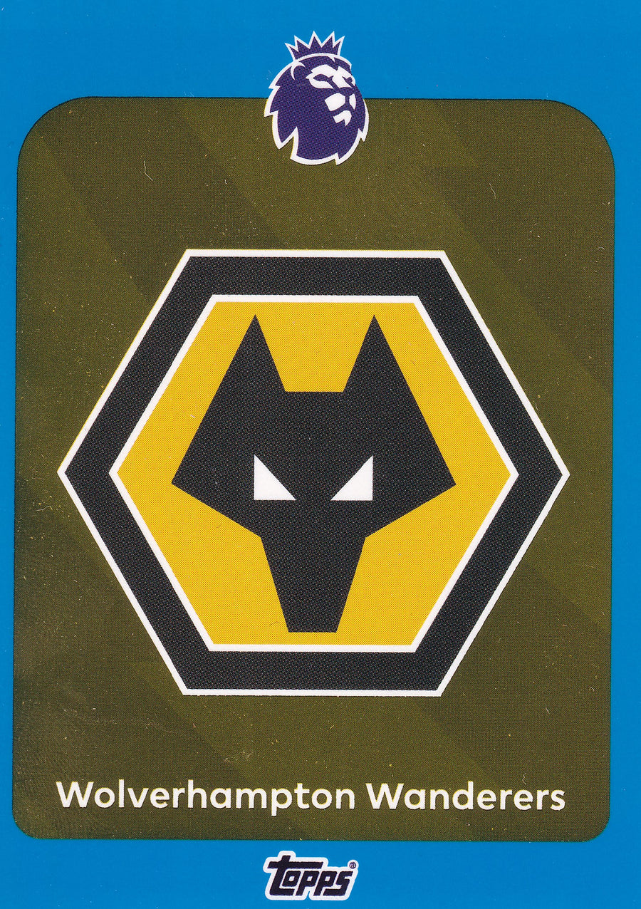 289. WOLVERHAMPTON WANDERERS - BADGE - BLUE PARALLELL