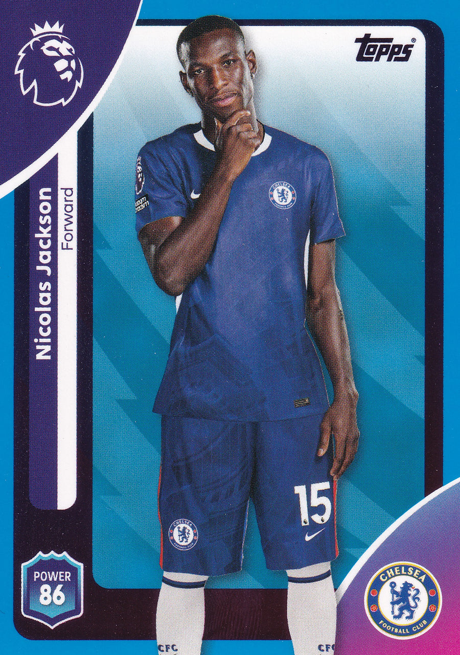 104. NICOLAS JACKSON - CHELSEA FC - BLUE PARALLELL
