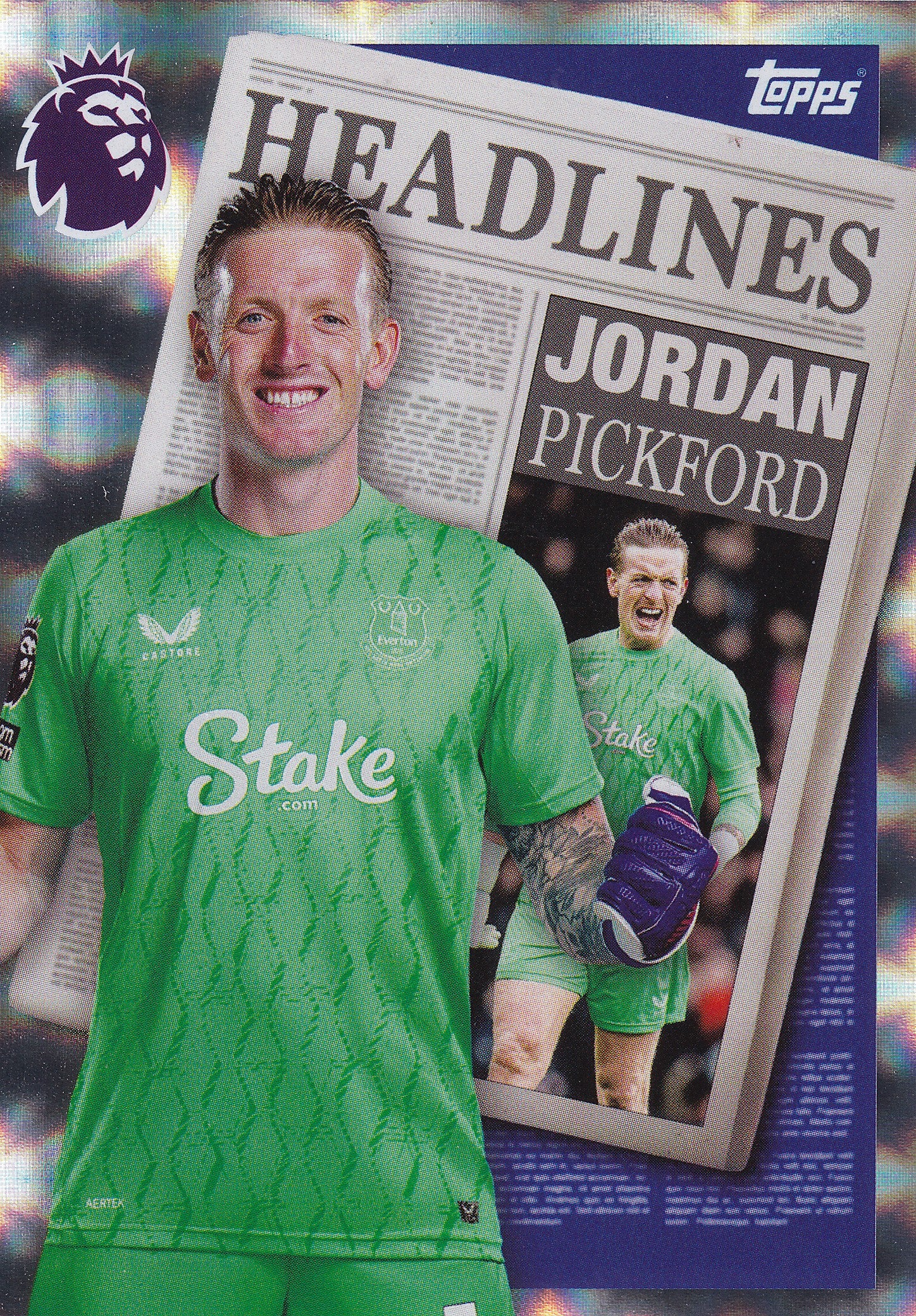 445. JORDAN PICKFORD - EVERTON - HEADLINES