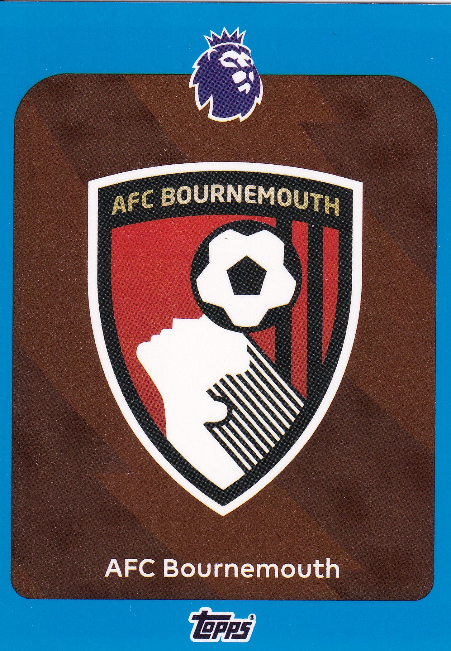 037. AFC BOURNEMOUTH - BADGE - BLUE PARALLELL