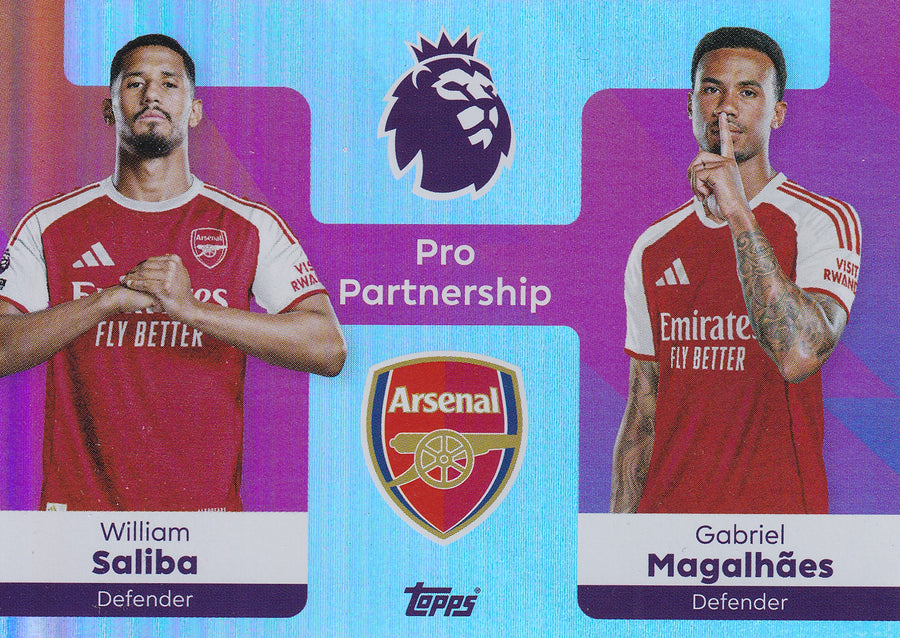 361. WILLIAM SALIBA - GABRIEL MAGALHÃES - ARSENAL - PRO PARTNERSHIP