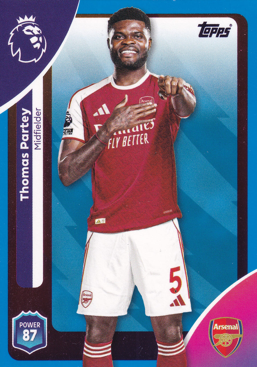 007. THOMAS PARTEY - ARSENAL FC - BLUE PARALLELL