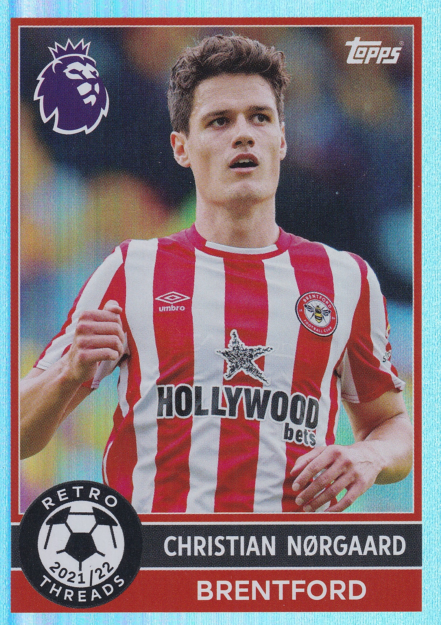 385. CHRISTIAN NØRGAARD - BRENTFORD - RETRO THREADS - 2021/22