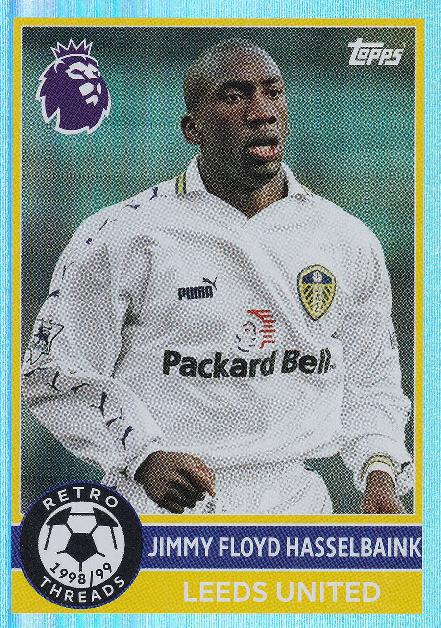 400. JIMMY FLOYD HASSELBAINK - LEEDS UNITED - RETRO THREADS 1998/99