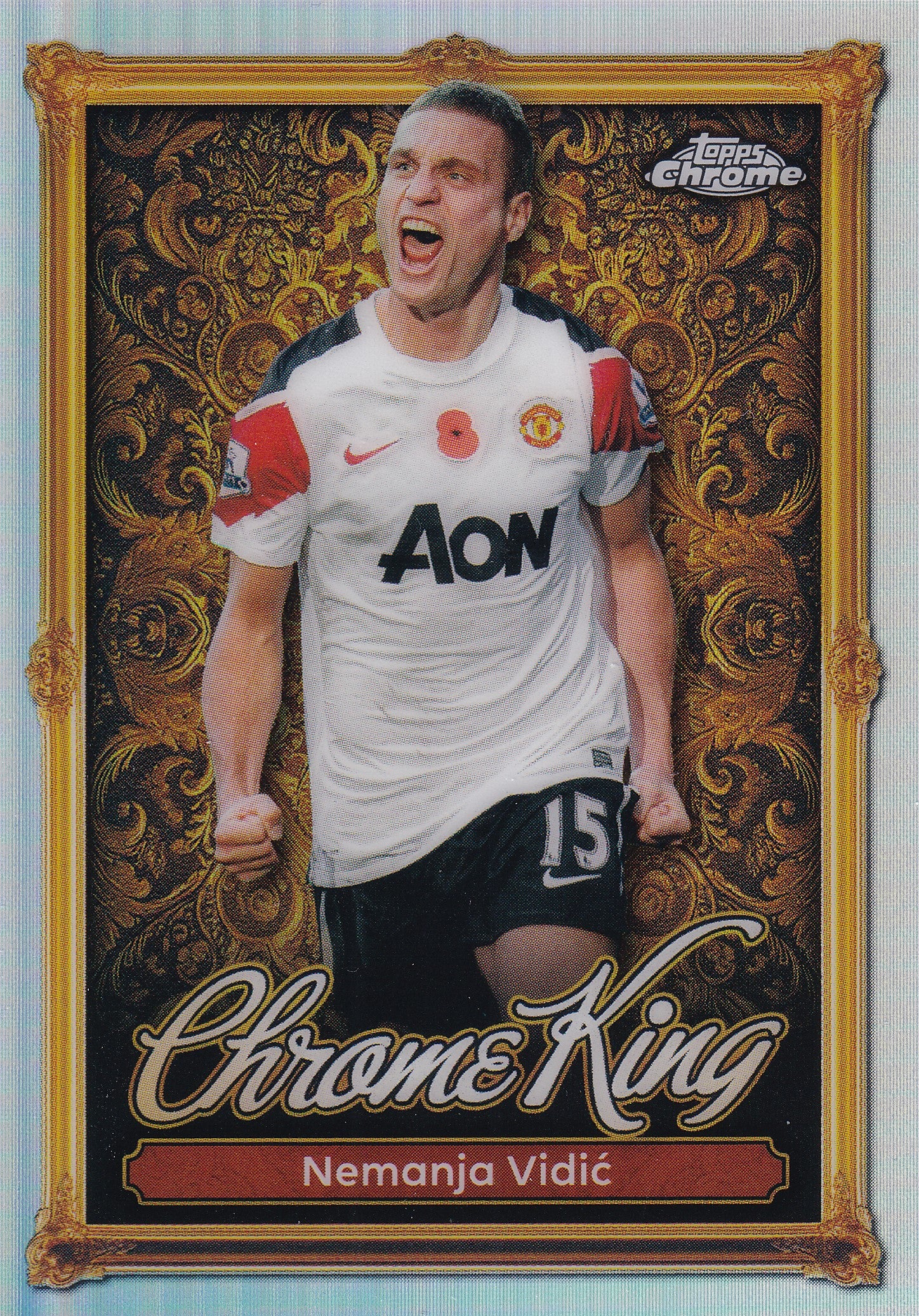 CK-15. NEMANJA VIDIC - MANCHESTER UNITED - CHROME KING