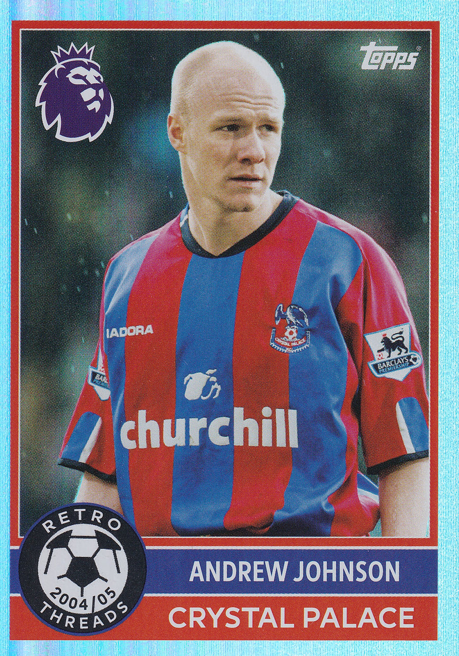 388. ANDREW JOHNSON - CRYSTAL PALACE - RETRO THREADS 2004/05
