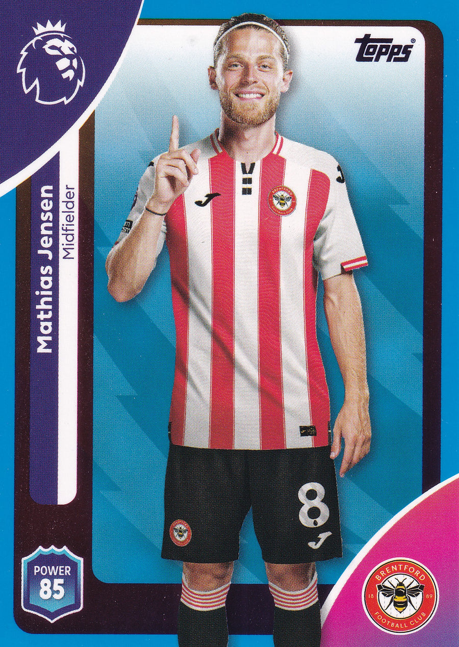 061. MATHIAS JENSEN - BRENTFORD - BLUE PARALLELL