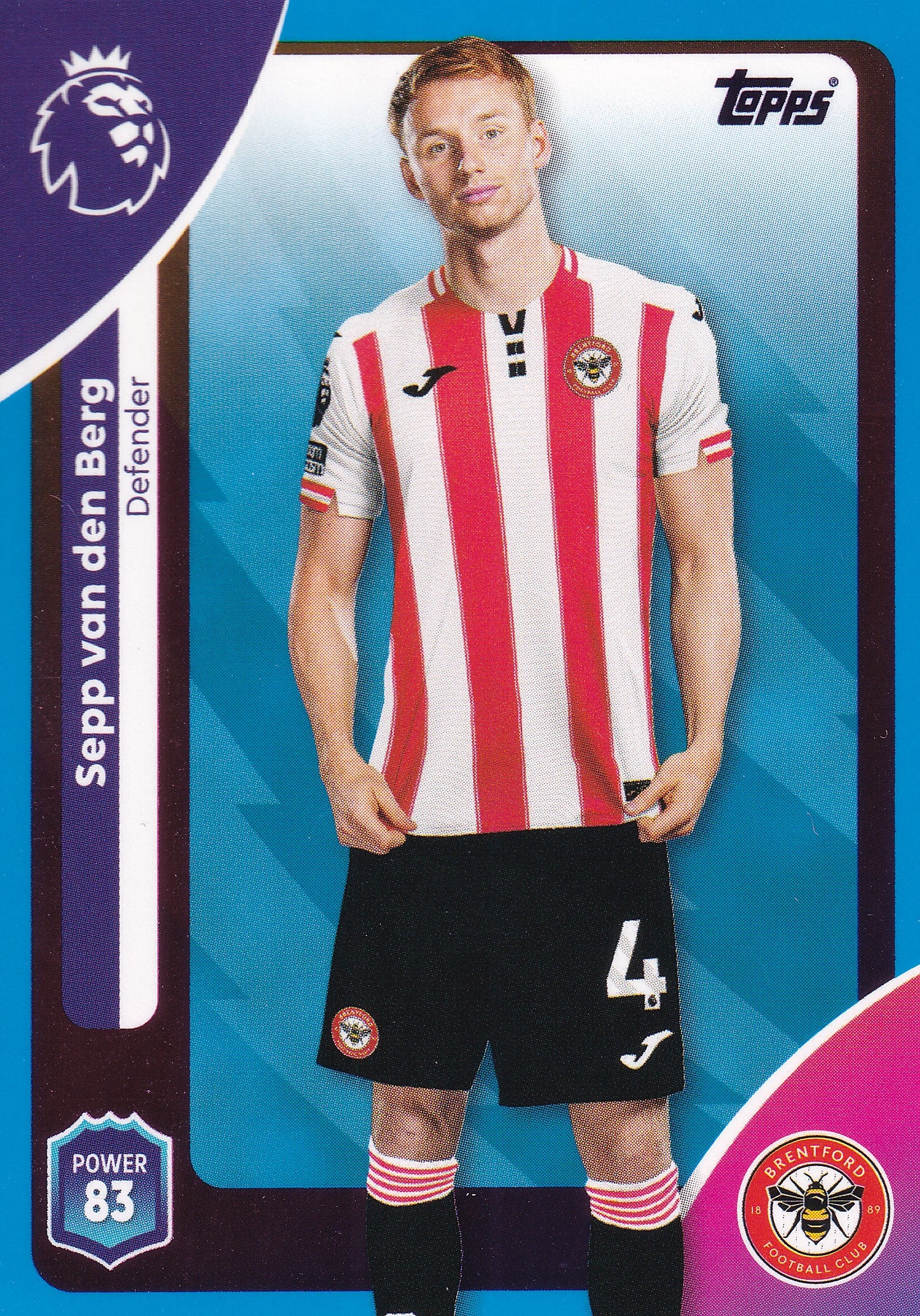 058. SEPP VAN DEN BERG - BRENTFORD - BLUE PARALLELL