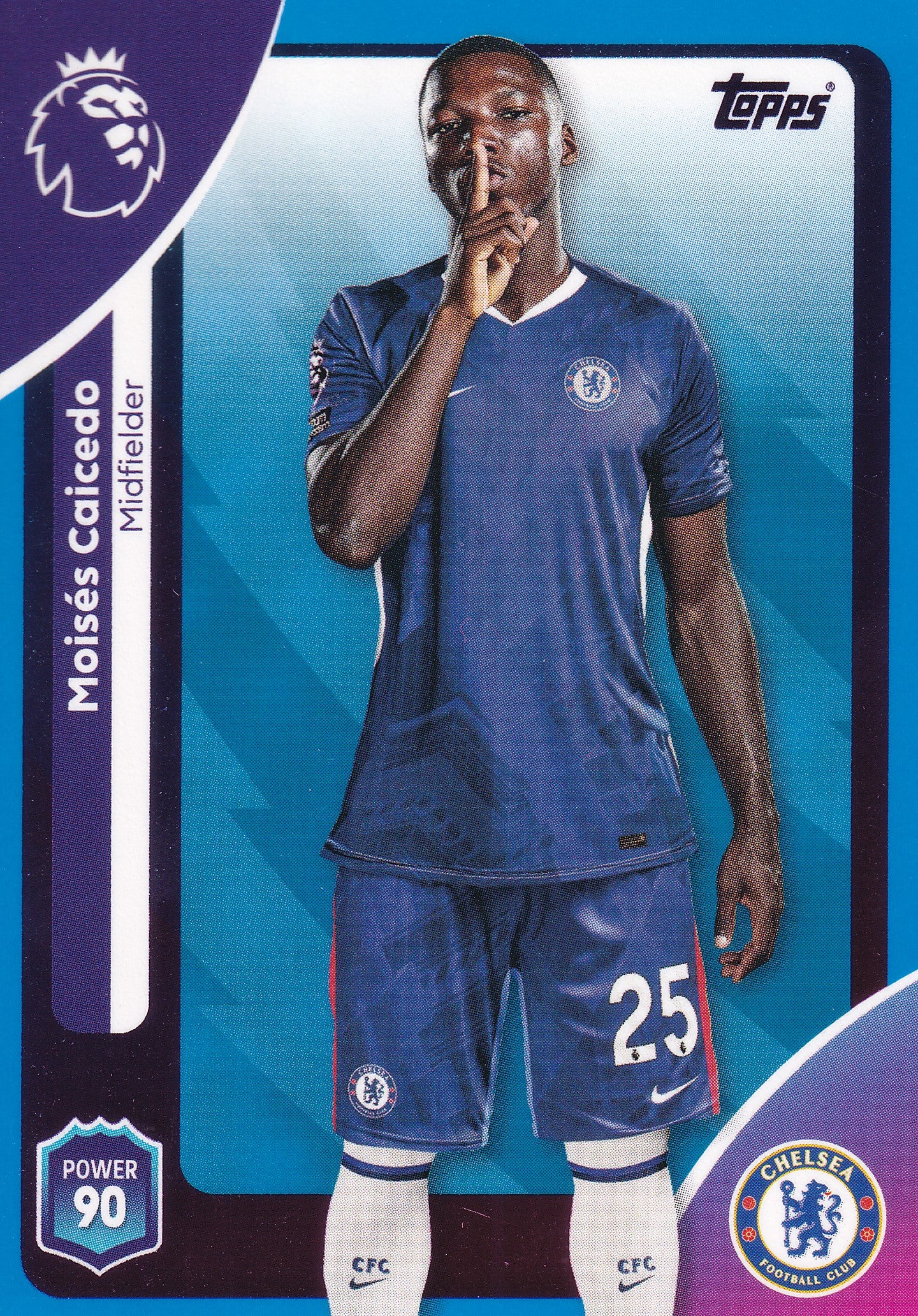 098. MOISES CAICEDO - CHELSEA FC - BLUE PARALLELL