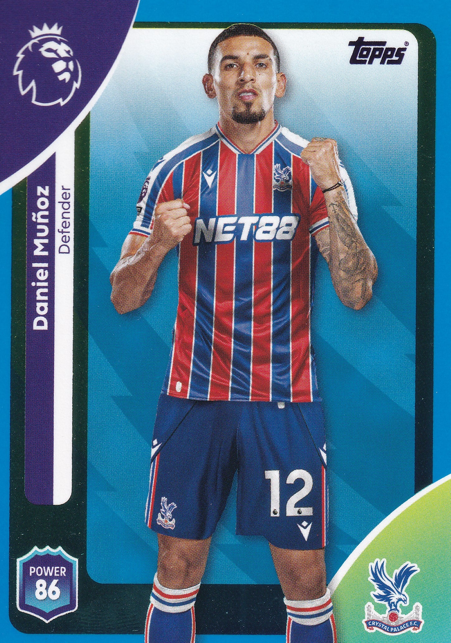 116. DANIEL MUÑOZ - CRYSTAL PALACE - BLUE PARALLELL