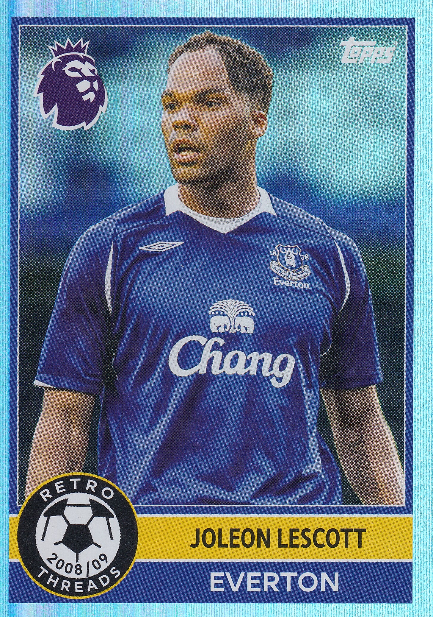 389. JOLEON LESCOTT - EVERTON - RETRO THREADS 2008/09