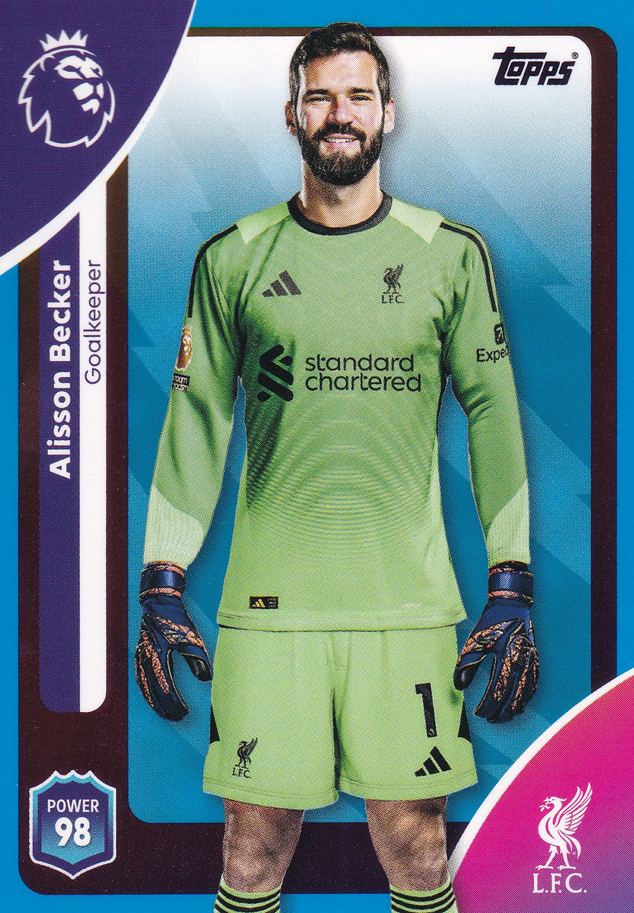 164. ALISSON BECKER - LIVERPOOL FC - BLUE PARALLELL