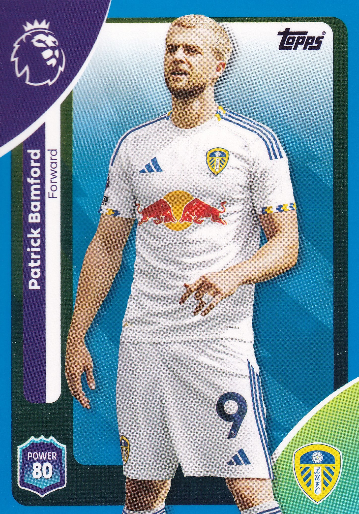 338. PATRICK BAMFORD - LEEDS UNITED - BLUE PARALLELL