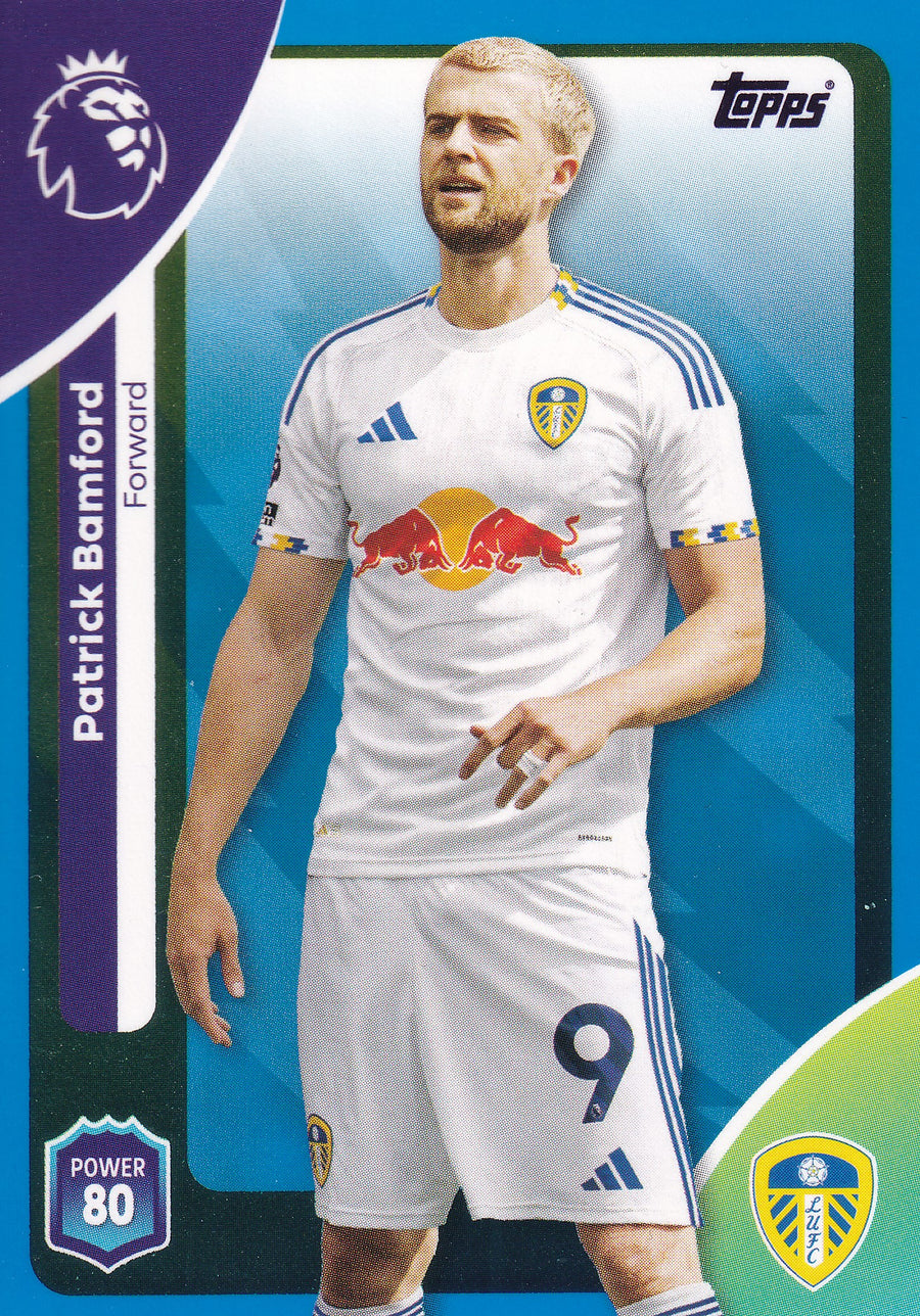 338. PATRICK BAMFORD - LEEDS UNITED - BLUE PARALLELL