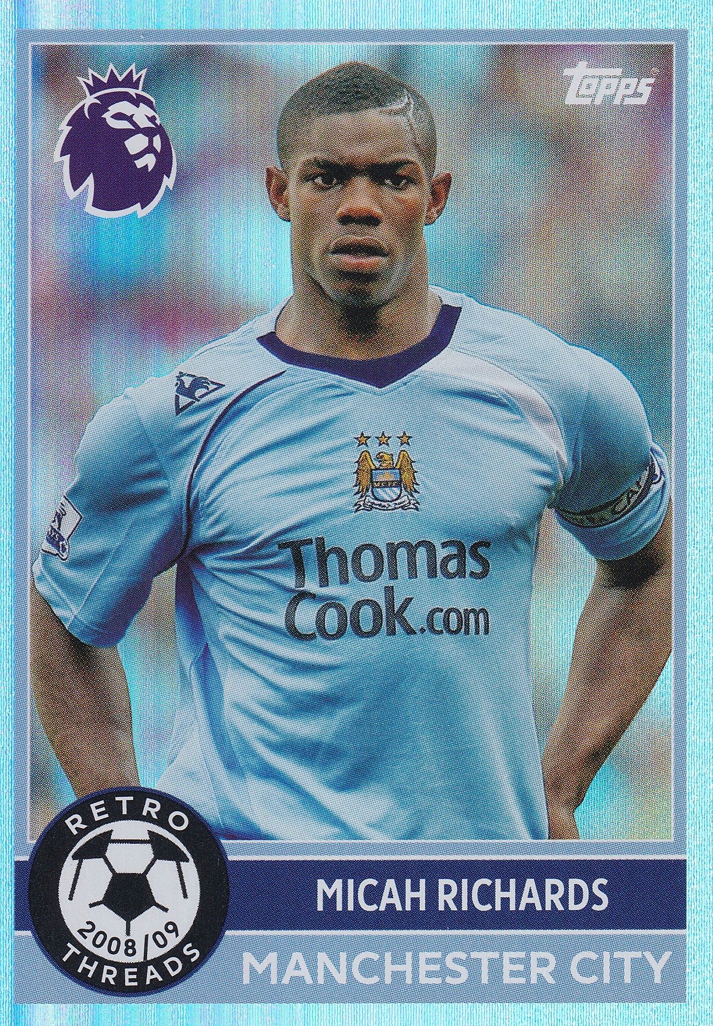 392. MICAH RICHARDS - MANCHESTER CITY - RETRO THREADS 2008/09