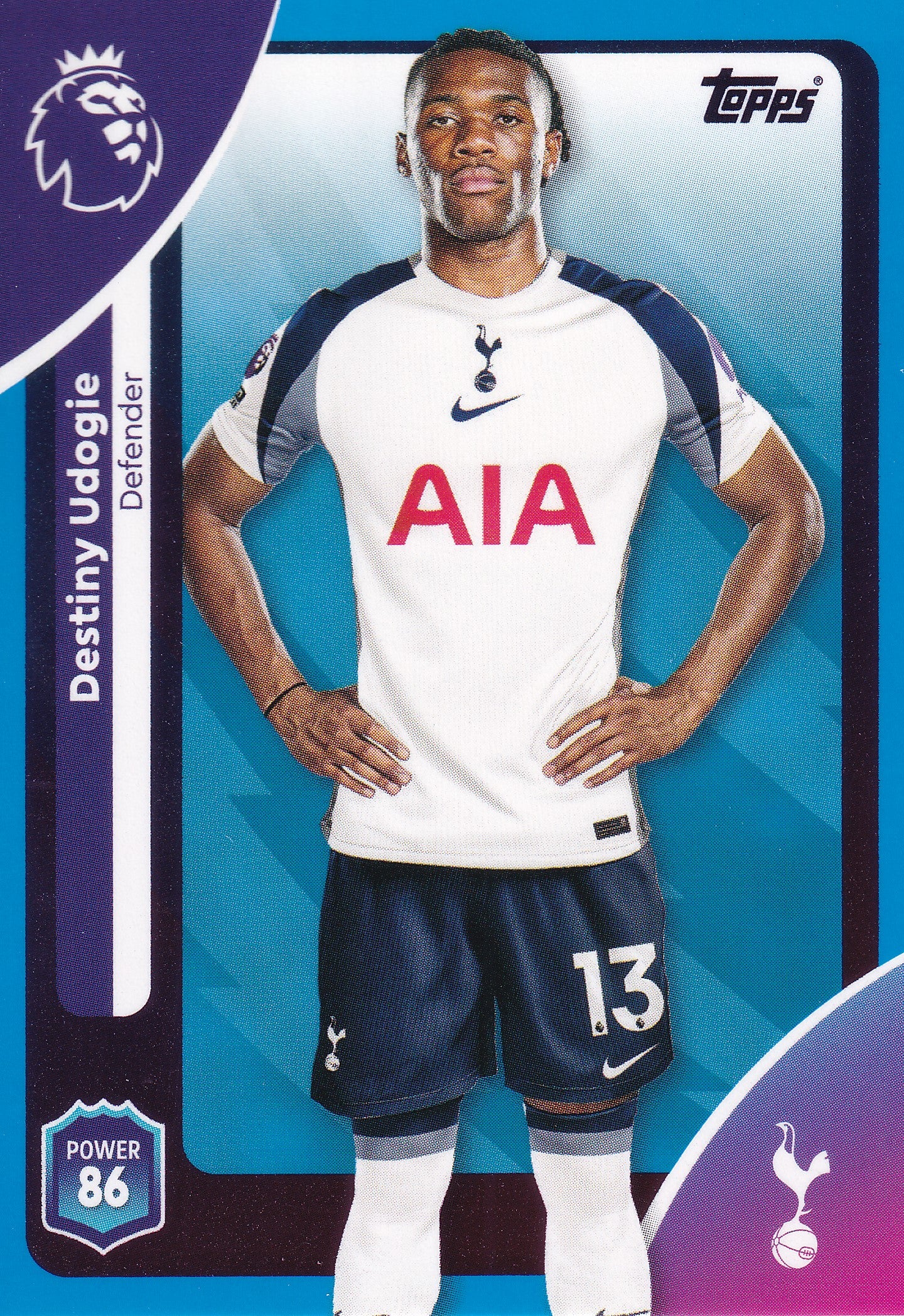 258. DESTINY UDOGIE - TOTTENHAM HOTSPUR - BLUE PARALLELL