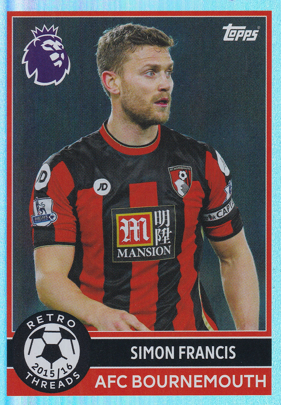383. SIMON FRANCIS - AFC BOURNEMOUTH - RETRO THREADS 2015/16
