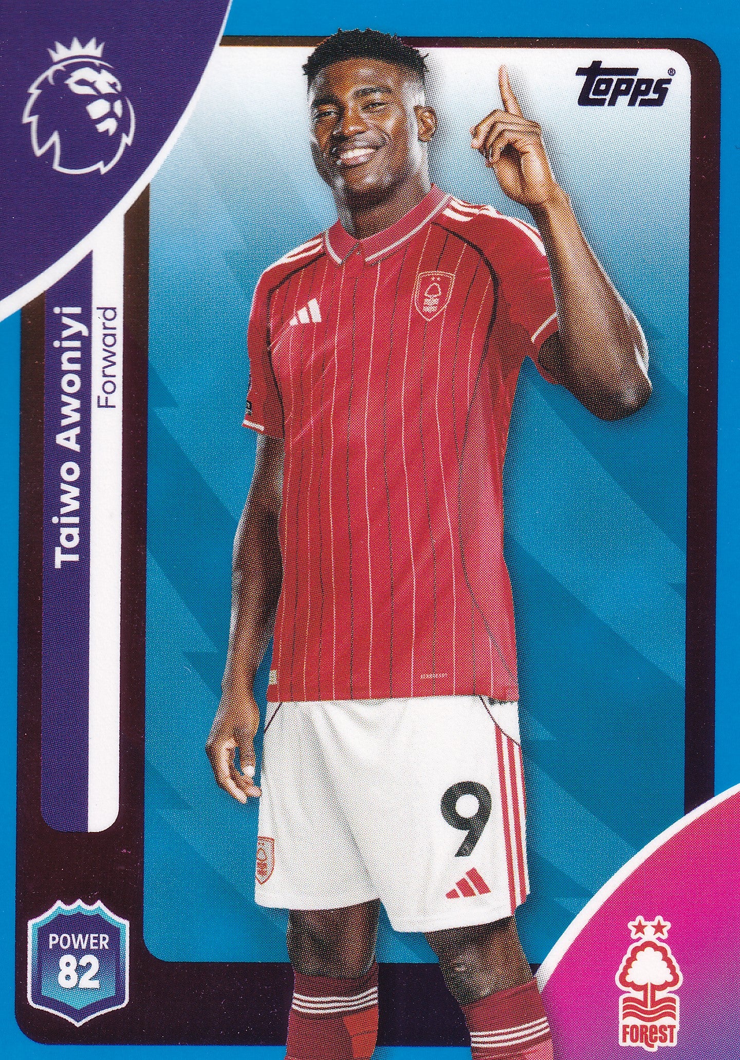 248. TAIWO AWONIYI - NOTTINGHAM FOREST - BLUE PARALLELL