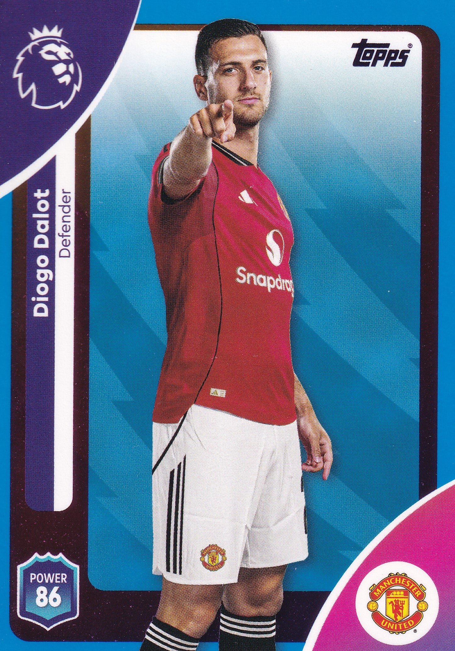 204. DIOGO DALOT - MANCHESTER UNITED - BLUE PARALLELL