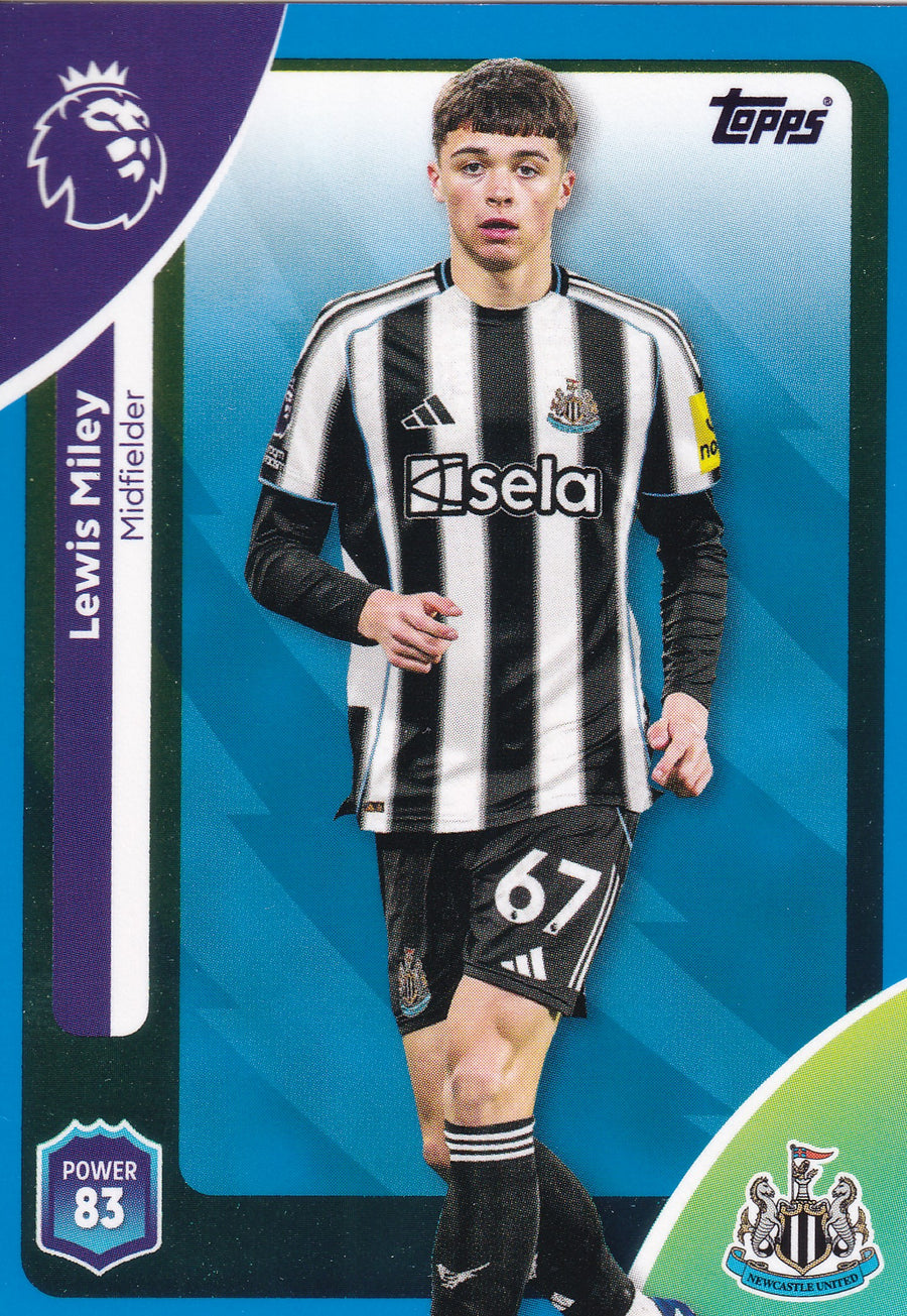 224. LEWIS MILEY - NEWCASTLE UNITED - BLUE PARALLELL