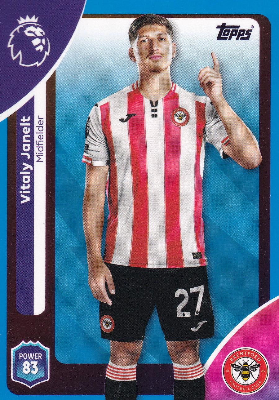 062. VITALY JANELT - BRENTFORD - BLUE PARALLELL