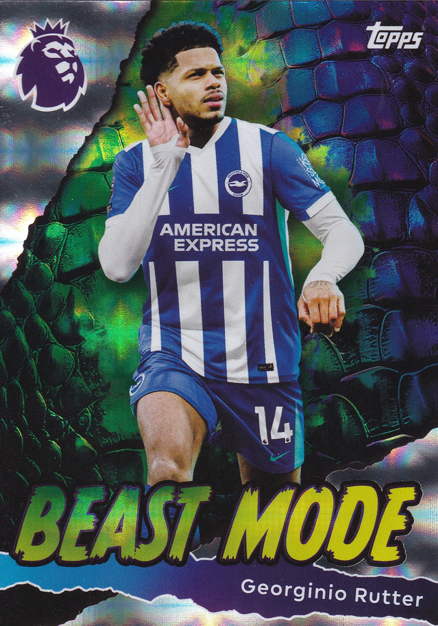 425. GEORGINIO RUTTER - BRIGHTON & HOVE ALBION - BEAST MODE