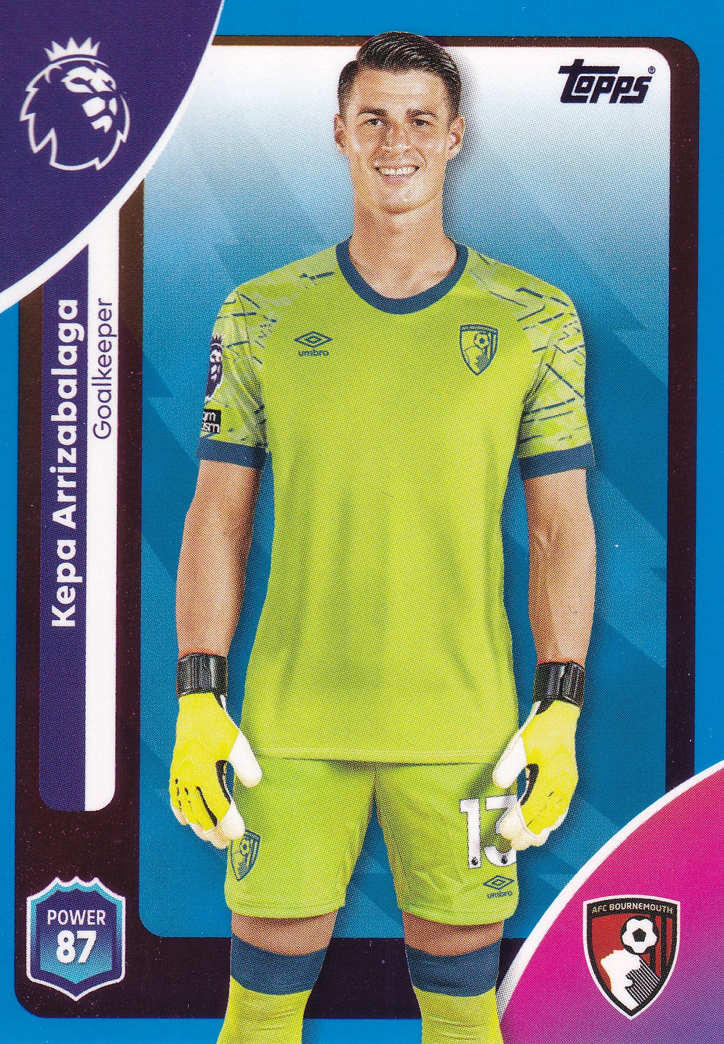 038. KEPA ARRIZABALAGA - AFC BOURNEMOUTH - BLUE PARALLELL
